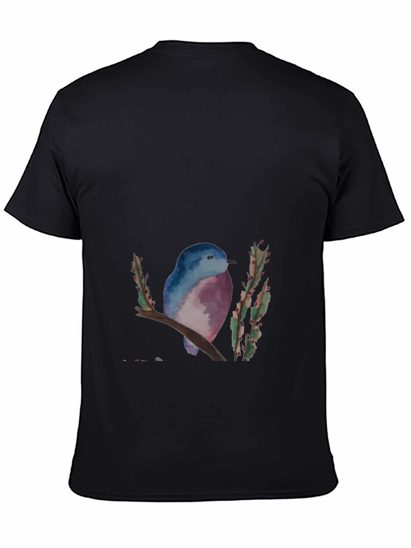 Blue Bird Graphic Tee - Nature Inspired Design