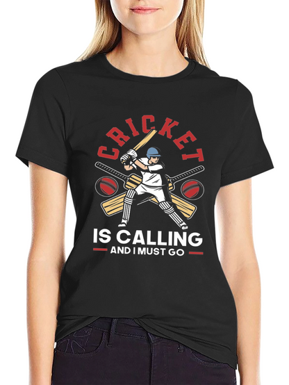 Cricket Calling T-Shirt - Stylish Graphic Tee