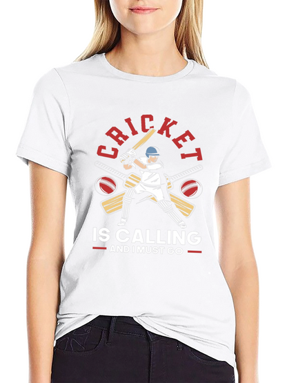 Cricket Calling T-Shirt - Stylish Graphic Tee
