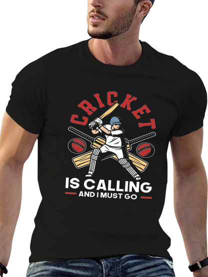 Cricket Calling T-Shirt - Stylish Graphic Tee