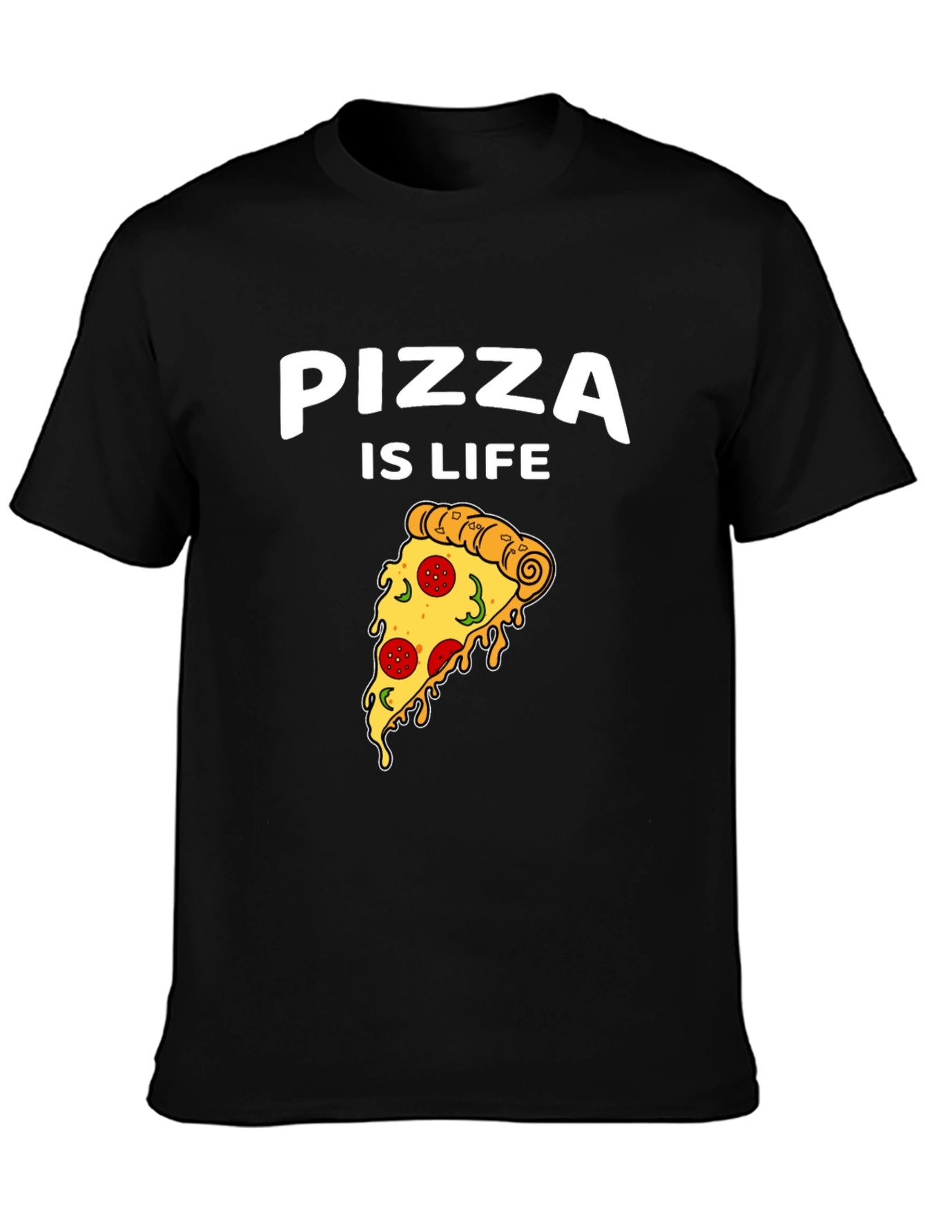 Pizza is Life Graphic T-Shirt - Foodie Tee