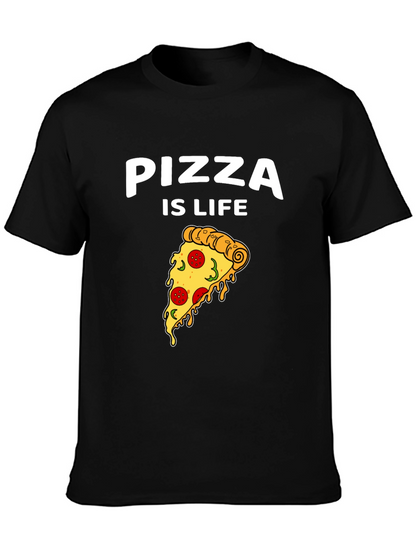 Pizza is Life Graphic T-Shirt - Foodie Tee