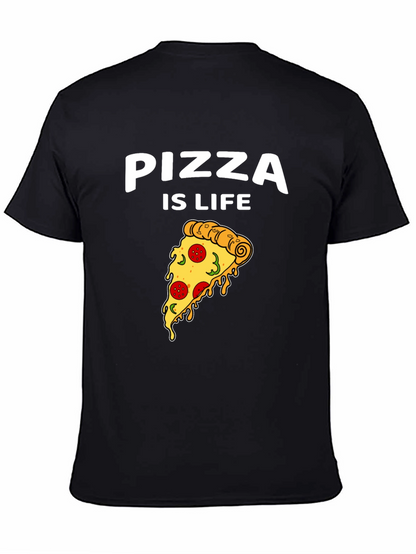 Pizza is Life Graphic T-Shirt - Foodie Tee