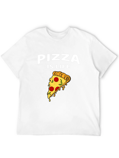Pizza is Life Graphic T-Shirt - Foodie Tee