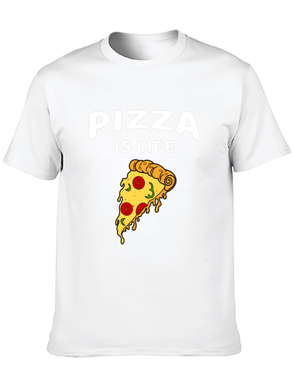 Pizza is Life Graphic T-Shirt - Foodie Tee