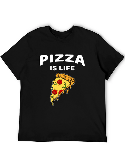 Pizza is Life Graphic T-Shirt - Foodie Tee