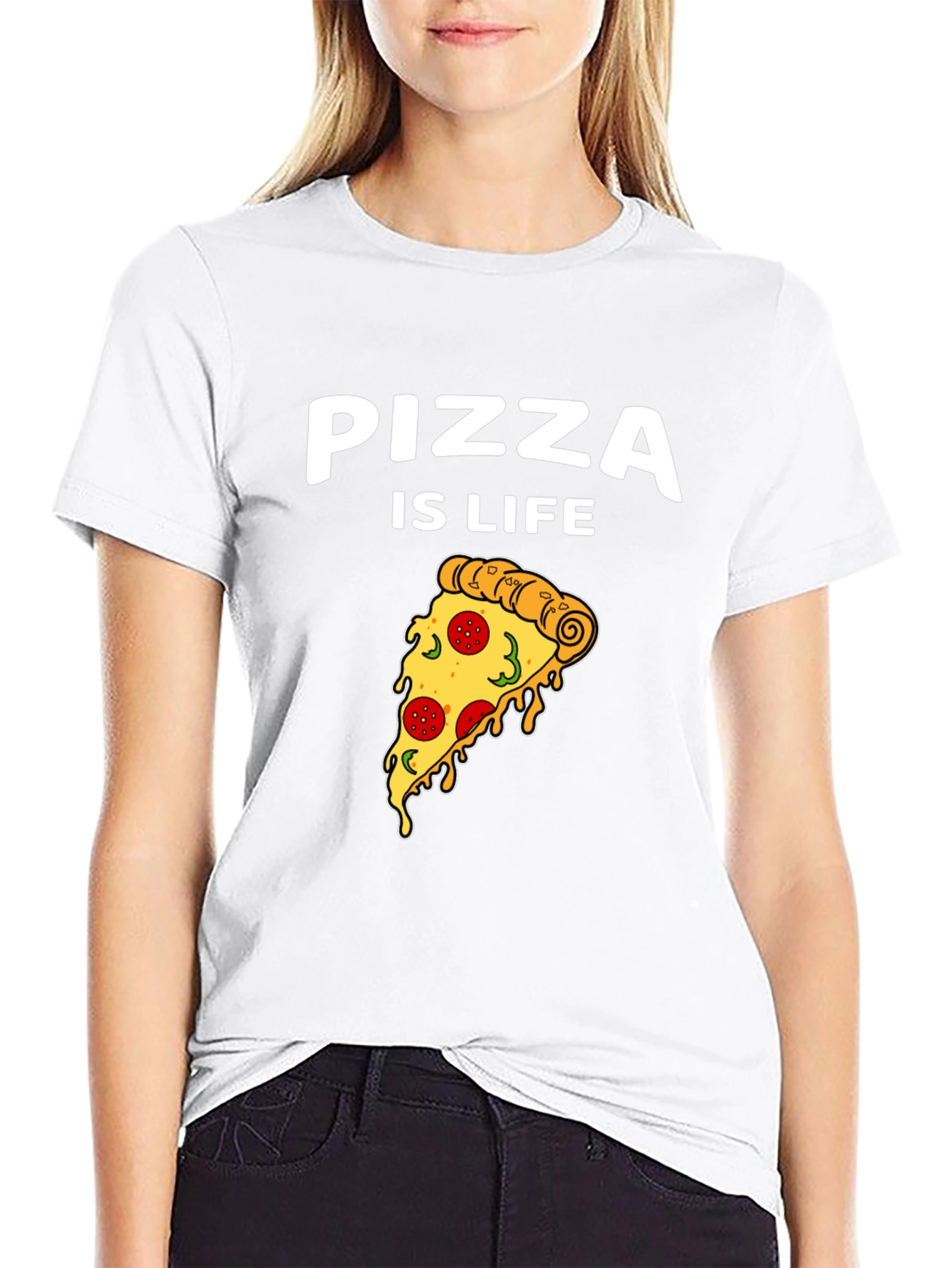 Pizza is Life Graphic T-Shirt - Foodie Tee