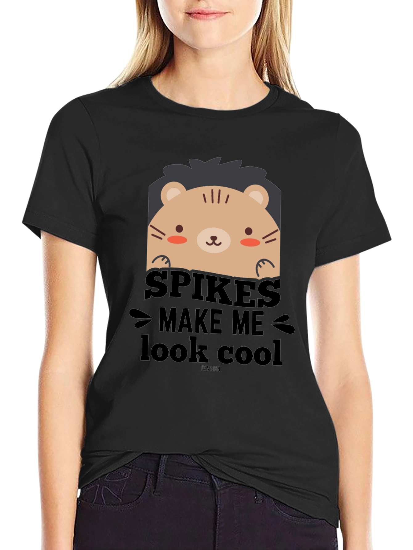 Cute Cartoon Lion Spikes Make Me Look Cool T-Shirt