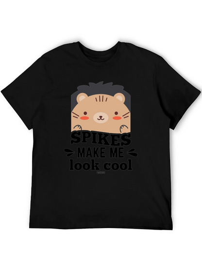 Cute Cartoon Lion Spikes Make Me Look Cool T-Shirt