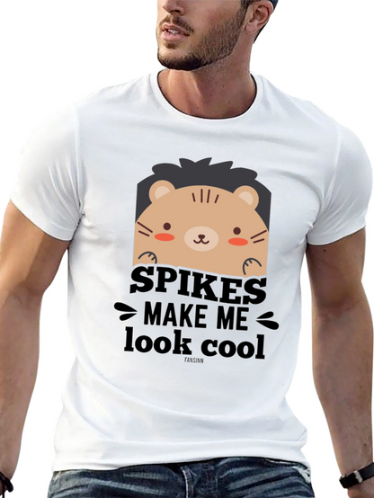 Cute Cartoon Lion Spikes Make Me Look Cool T-Shirt