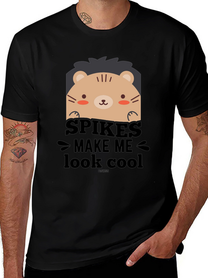 Cute Cartoon Lion Spikes Make Me Look Cool T-Shirt