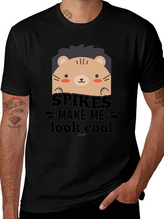 Cute Cartoon Lion Spikes Make Me Look Cool T-Shirt