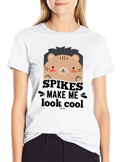 Cute Cartoon Lion Spikes Make Me Look Cool T-Shirt