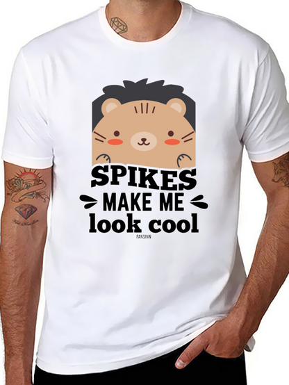 Cute Cartoon Lion Spikes Make Me Look Cool T-Shirt