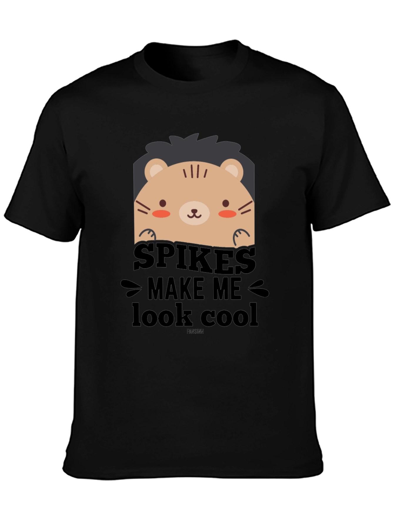 Cute Cartoon Lion Spikes Make Me Look Cool T-Shirt