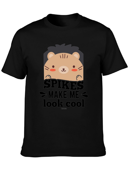 Cute Cartoon Lion Spikes Make Me Look Cool T-Shirt