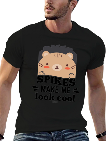 Cute Cartoon Lion Spikes Make Me Look Cool T-Shirt