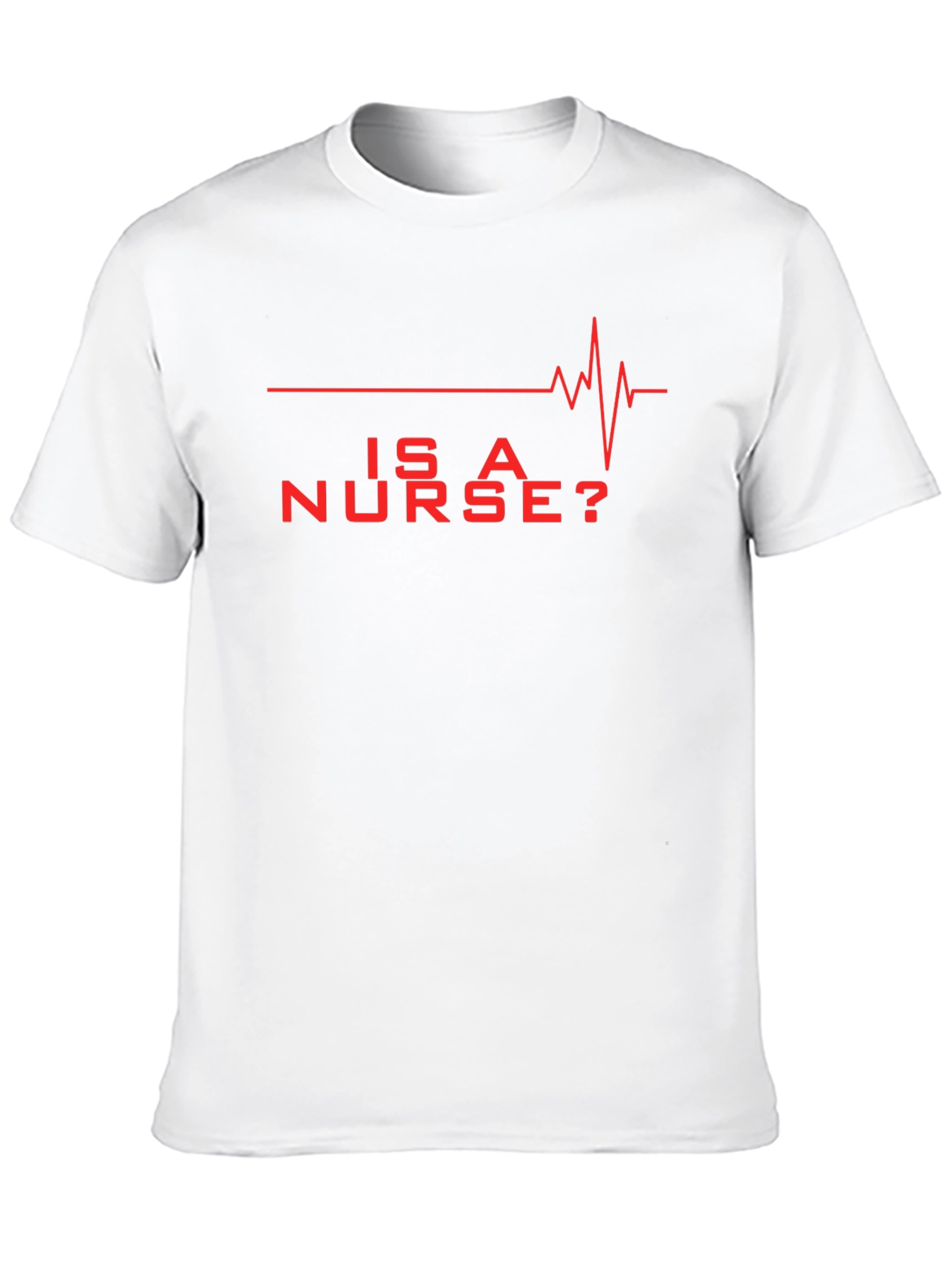 Is A Nurse? Red Graphic Novelty T-Shirt