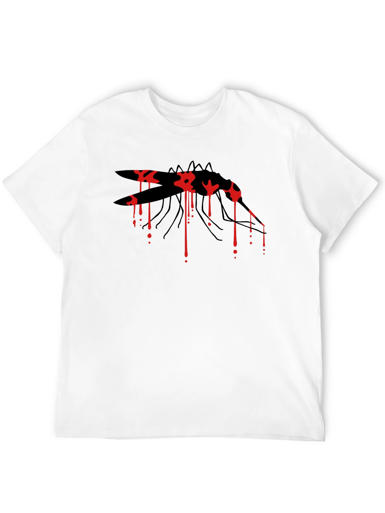 Mosquito Graphic Tee - Black Cotton Blend