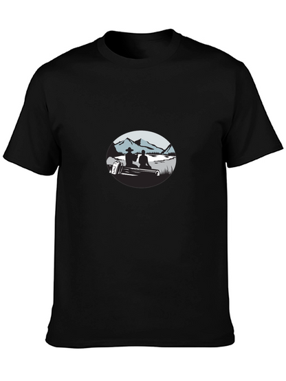 Mens Graphic Tee - Outdoors Design