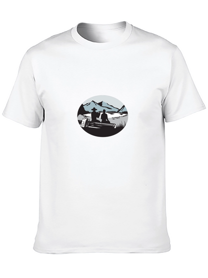Mens Graphic Tee - Outdoors Design