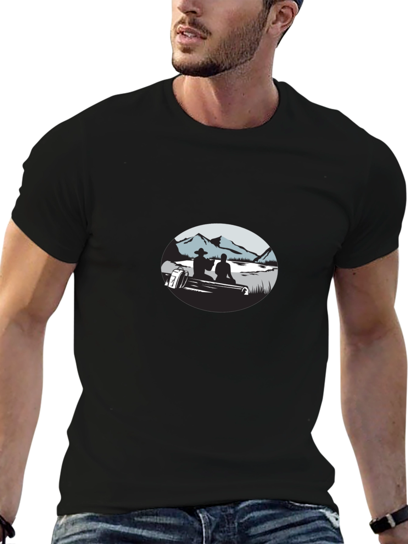 Mens Graphic Tee - Outdoors Design