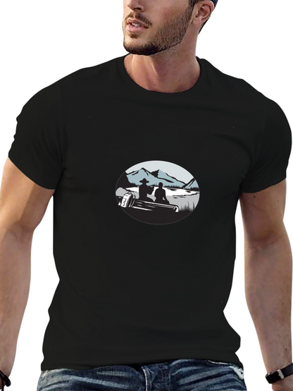 Mens Graphic Tee - Outdoors Design