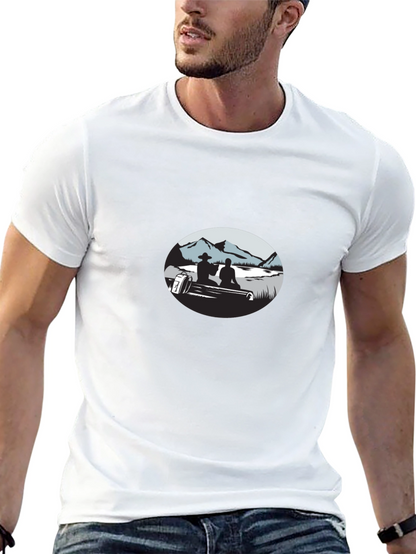 Mens Graphic Tee - Outdoors Design