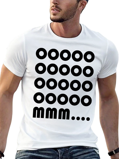 Minimalist OOOO MMM T-Shirt - Black