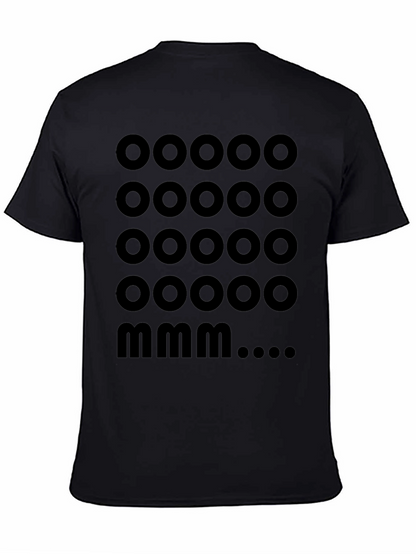 Minimalist OOOO MMM T-Shirt - Black