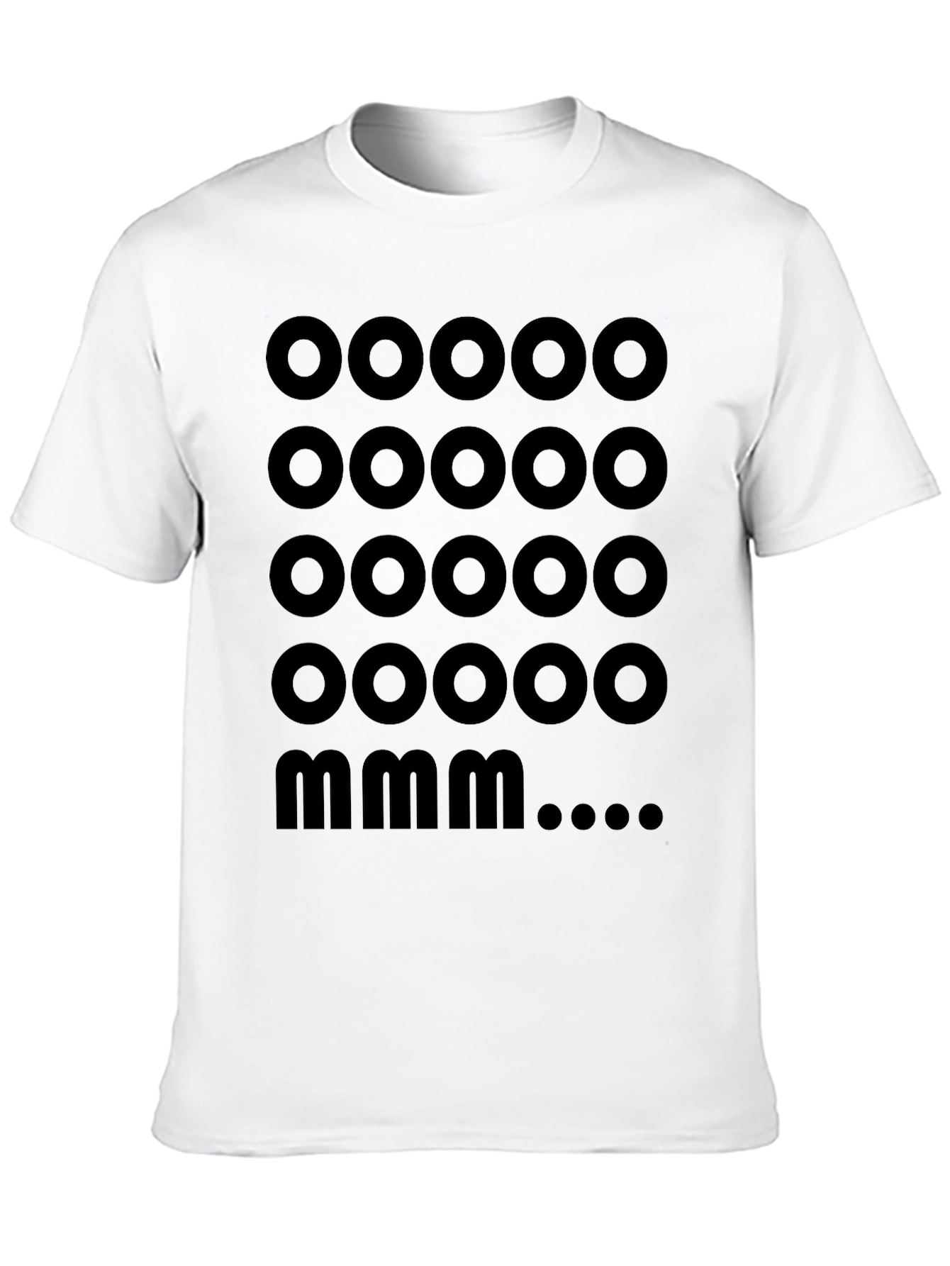 Minimalist OOOO MMM T-Shirt - Black