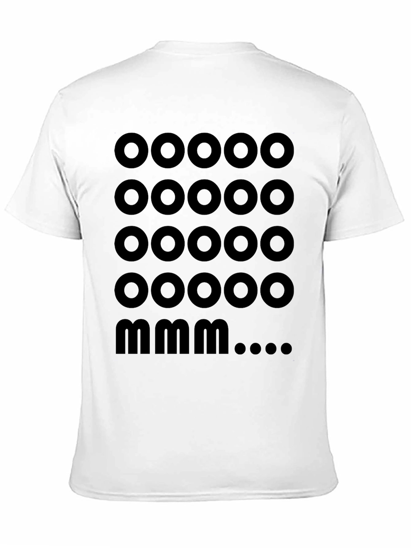 Minimalist OOOO MMM T-Shirt - Black