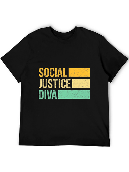 Social Justice Diva T-Shirt - Unisex Graphic Tee