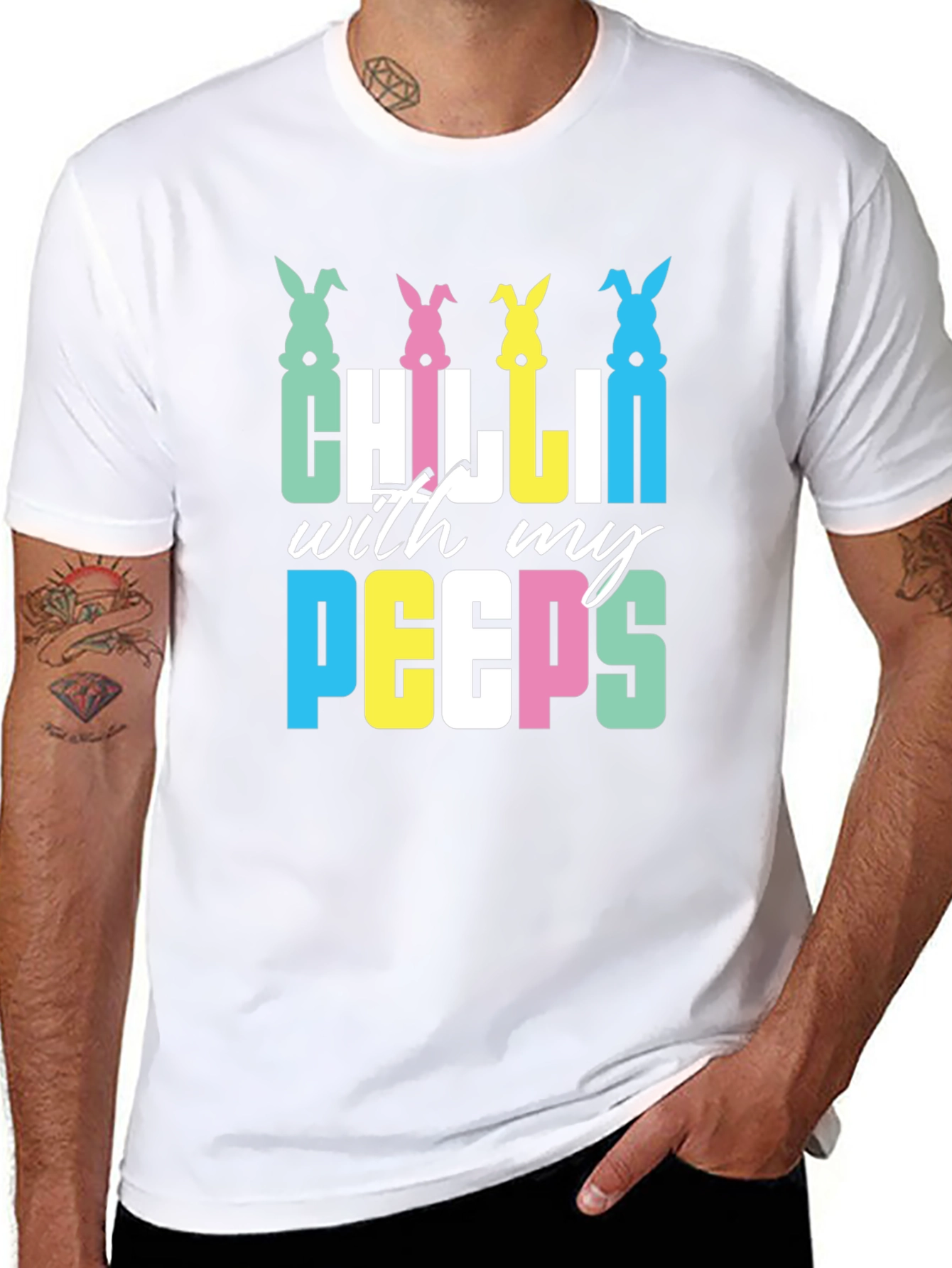 Chillin With My Peeps Easter T-Shirt
