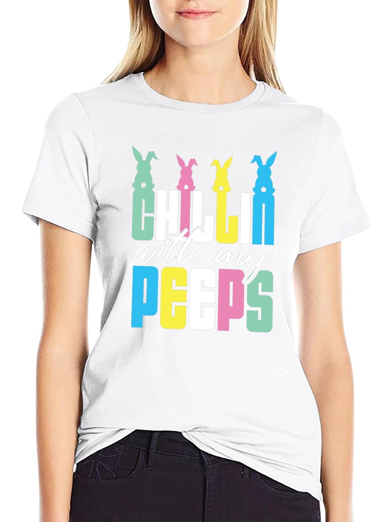 Chillin With My Peeps Easter T-Shirt