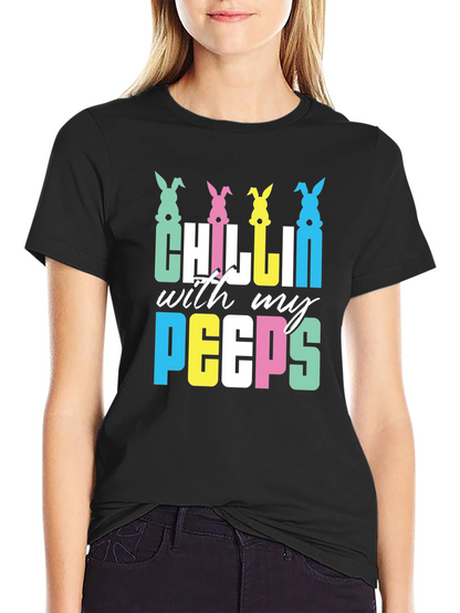 Chillin With My Peeps Easter T-Shirt