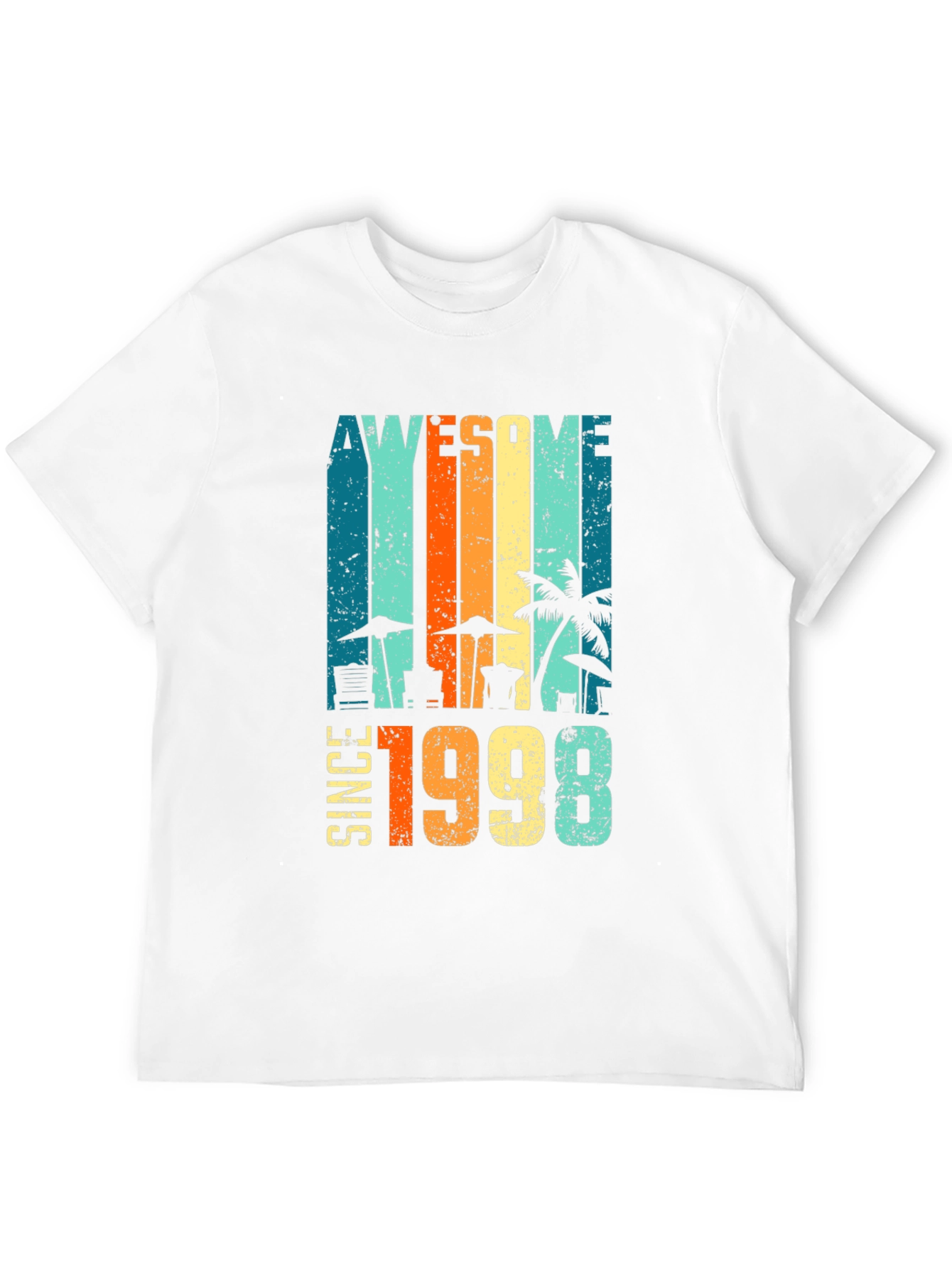 Awesome Since 1998 Beach Design T-Shirt