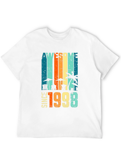 Awesome Since 1998 Beach Design T-Shirt