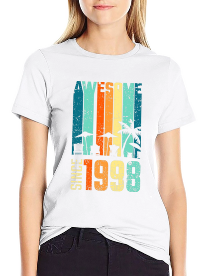 Awesome Since 1998 Beach Design T-Shirt