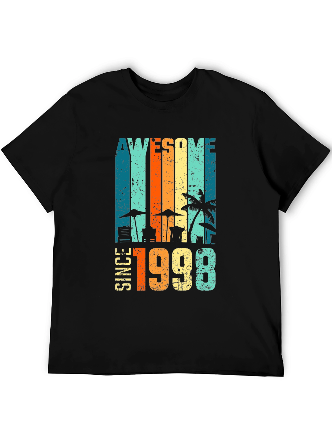 Awesome Since 1998 Beach Design T-Shirt