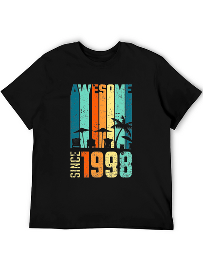 Awesome Since 1998 Beach Design T-Shirt