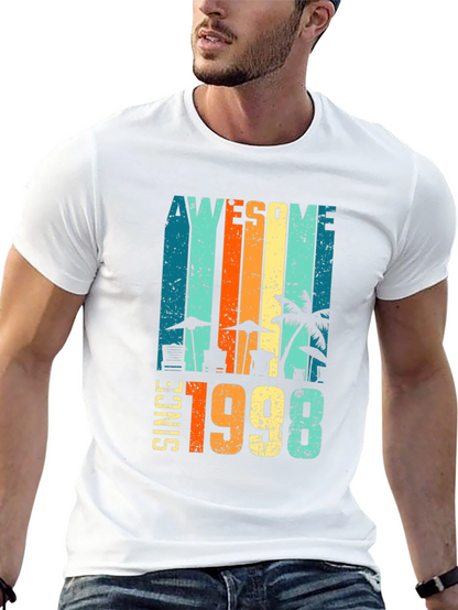 Awesome Since 1998 Beach Design T-Shirt
