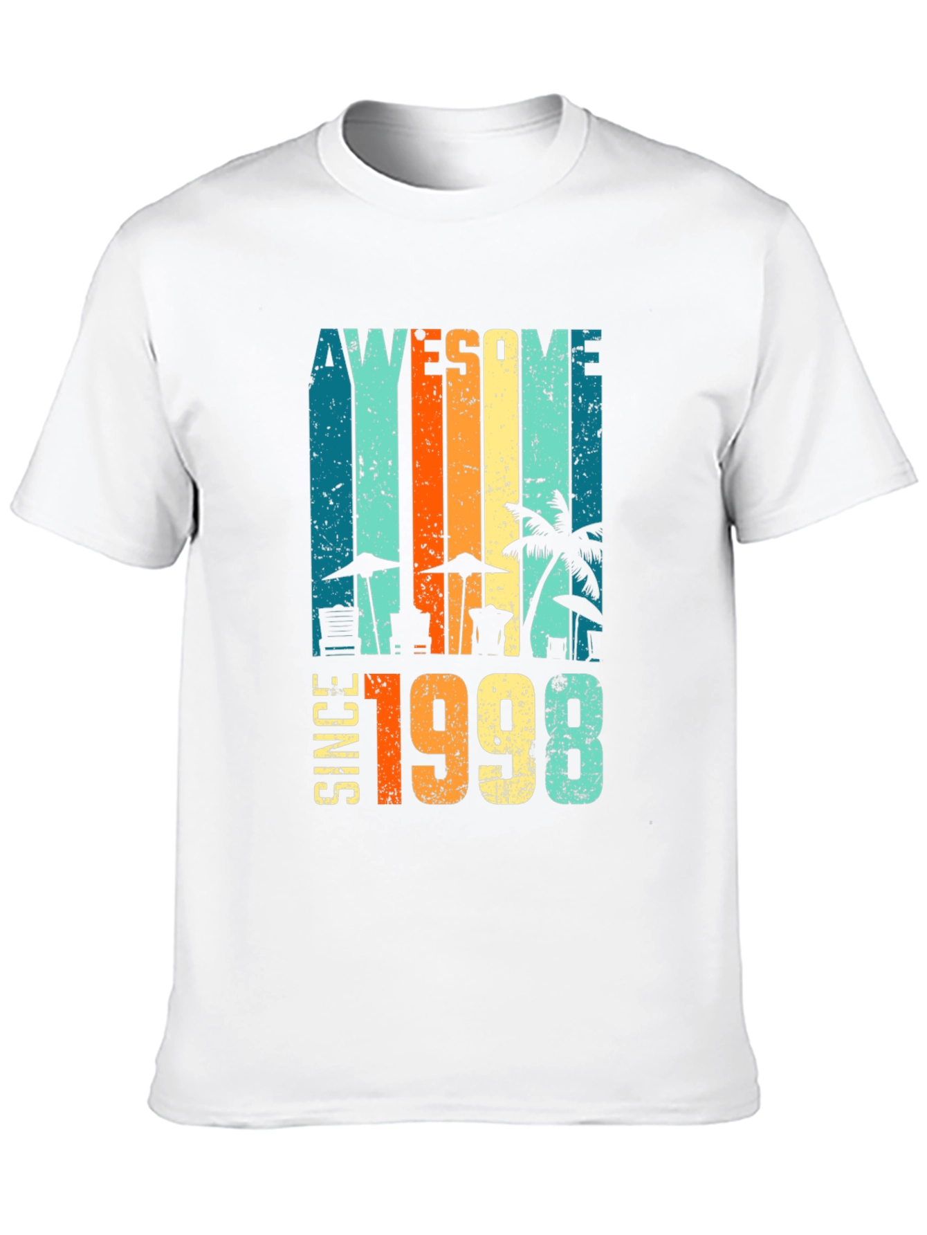 Awesome Since 1998 Beach Design T-Shirt