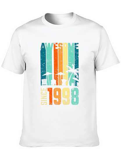 Awesome Since 1998 Beach Design T-Shirt
