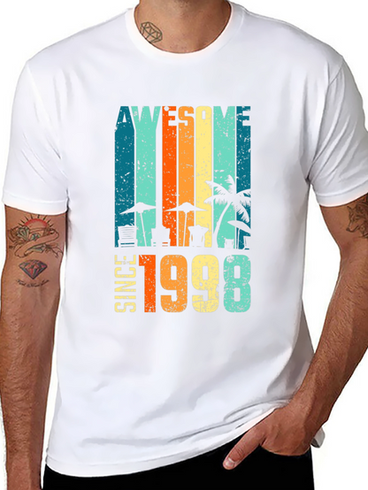 Awesome Since 1998 Beach Design T-Shirt