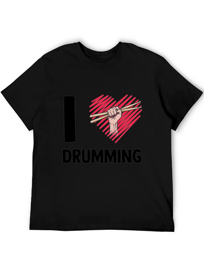 I Heart Drumming T-Shirt