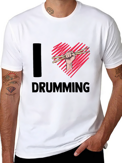 I Heart Drumming T-Shirt