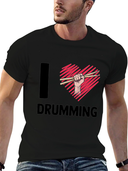 I Heart Drumming T-Shirt