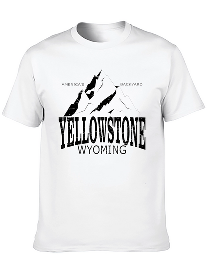 Yellowstone Wyoming Graphic Tee - Americas Backyard T-Shirt