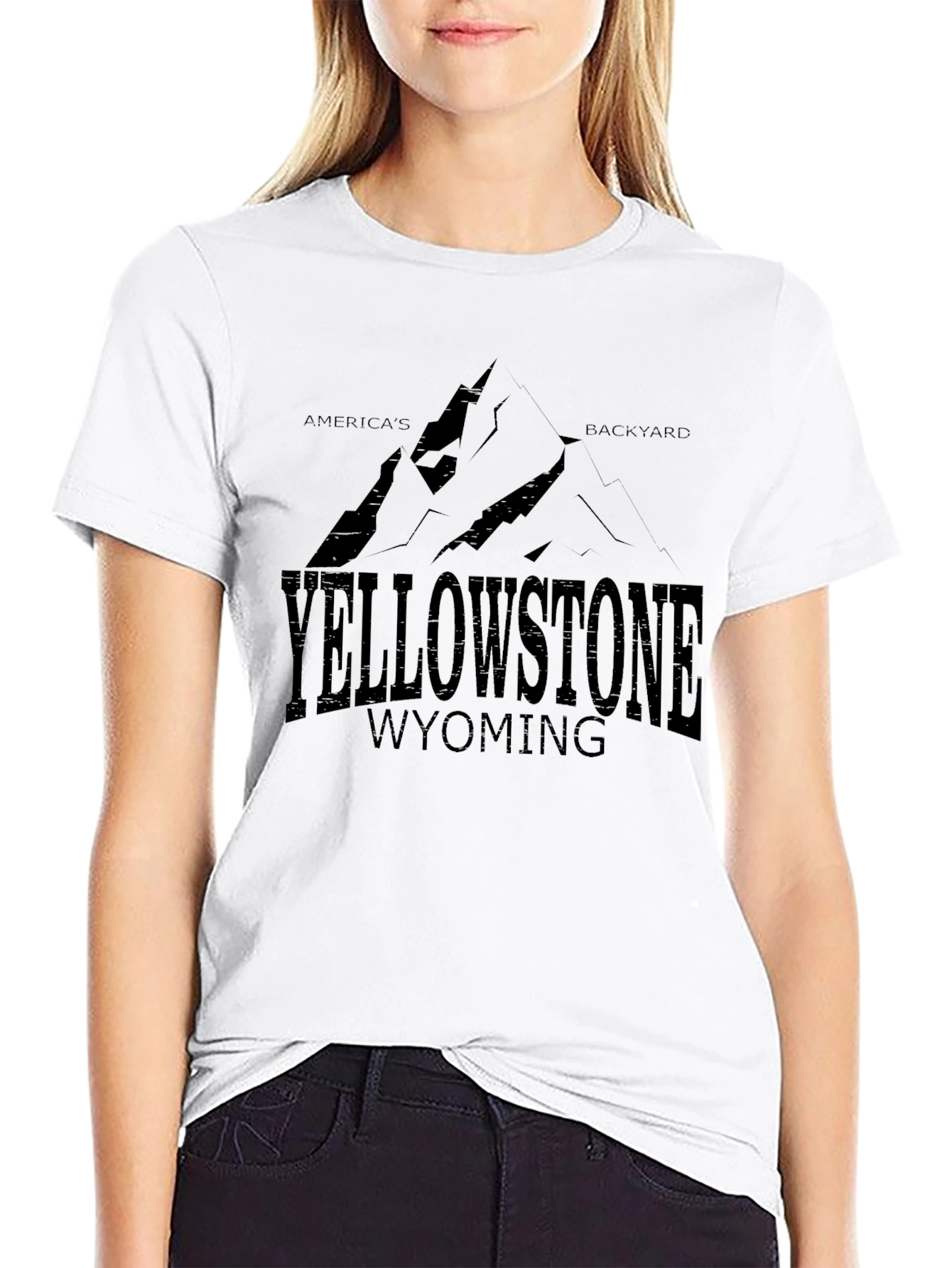 Yellowstone Wyoming Graphic Tee - Americas Backyard T-Shirt
